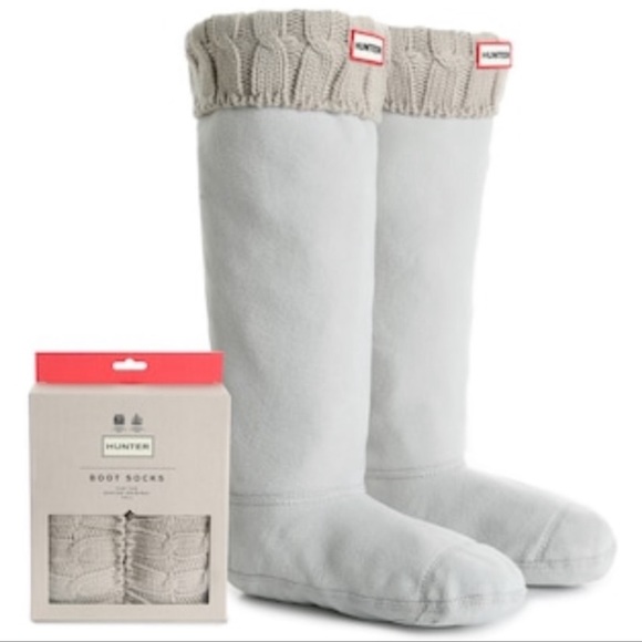 New in box HUNTER ORIGINAL TALL CABLE KNIT WOMEN'S BOOT (boots not included) - Picture 9 of 9